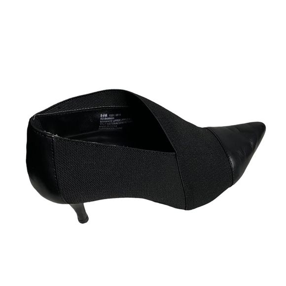 Bandolino Women's Black Pointed Toe Stitch Detail Heels - Picture 4 of 7